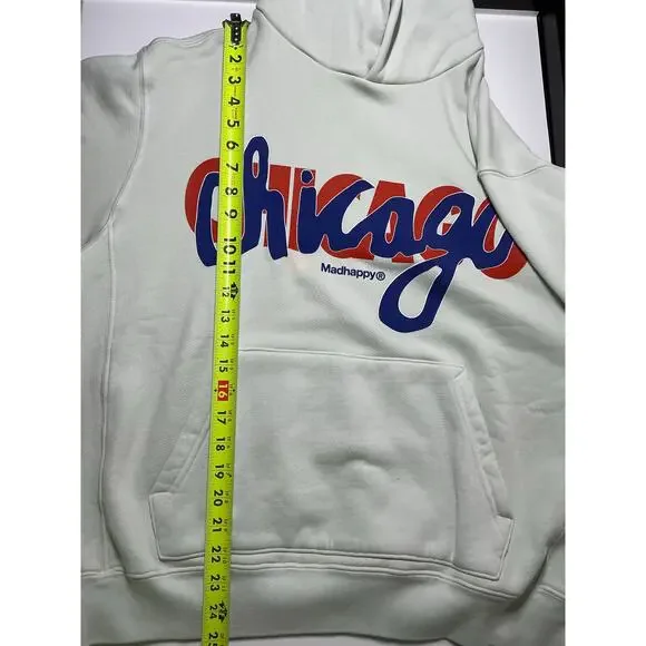 Madhappy Limited Edition Chicago Hooded Sweatshirt Size Unisex Large NWT - Picture 8 of 9